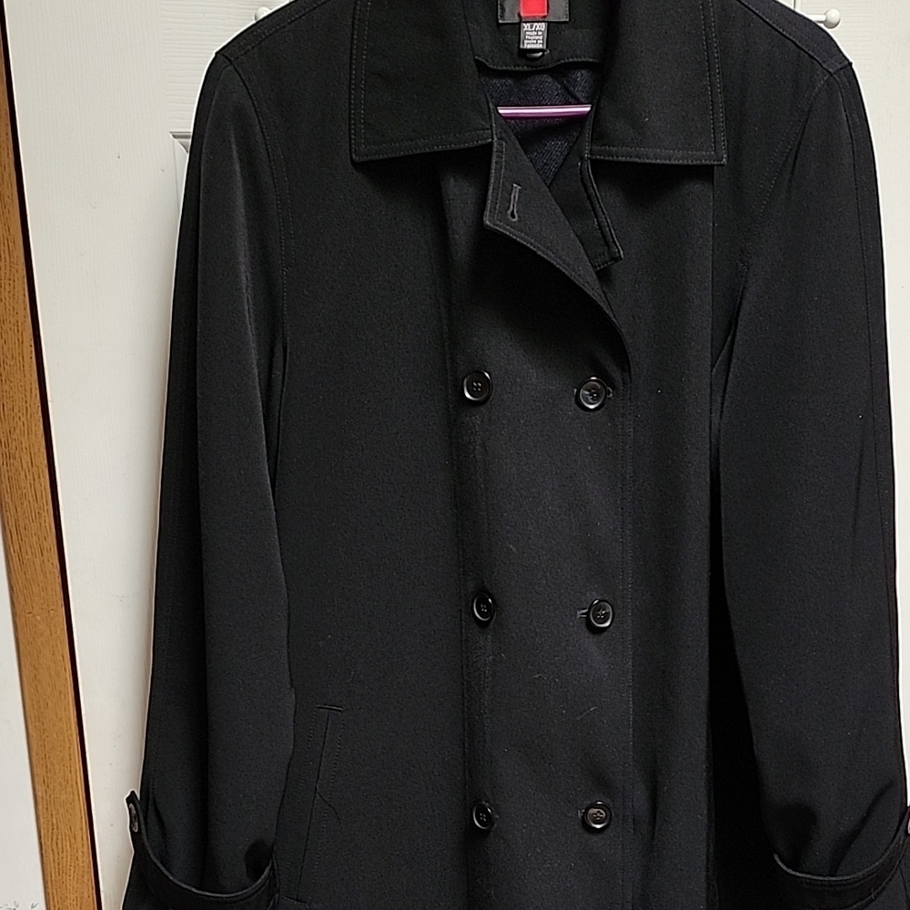 Womens Trench Coat With Removable Liner - Picture 4 of 16